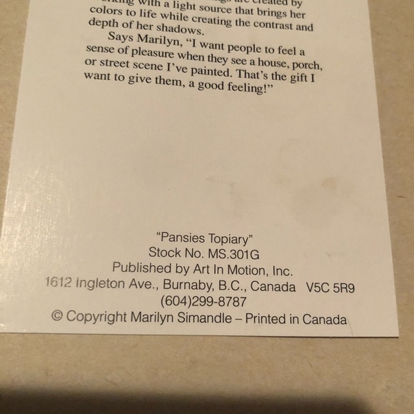 Art In Motion 'Pansies Topiary' Print and ‘English Cottage’ print - Picture 13 of 14